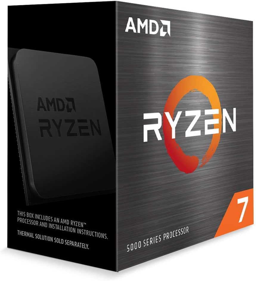AMD Ryzen 7 5800X CPU - 8C / 16-Thread bis 4,7GHz - AM4 - 36MB - 105W - Boxed (ohne Kühler)