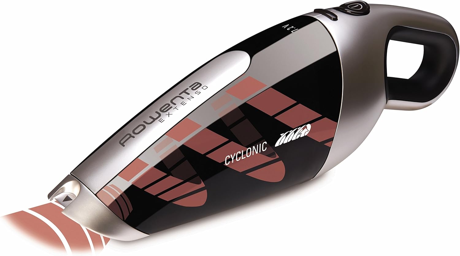 Rowenta EXTENSO DRY (AC4769) Handstaubsauger kabellos Cyclonic 7,2 V, 350 ml Staubaufnahme, kabellos, Betriebszeit 16 Min., integrierte Teleskopfugendüse, chocolate/perlmutt metallic - re:tech