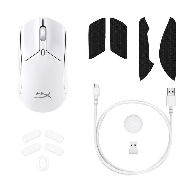 HP HyperX Pulsefire Haste 2 Mini White – Ultra-leichte Gaming-Maus mit 8K Polling Rate - re:tech