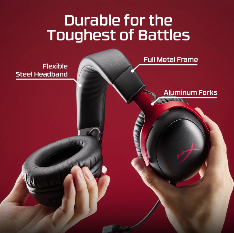 HP HyperX Cloud III S Wireless Weiß – Kabelloses Gaming-Headset mit 3D-Audio & 120h Akkulaufzeit - re:tech