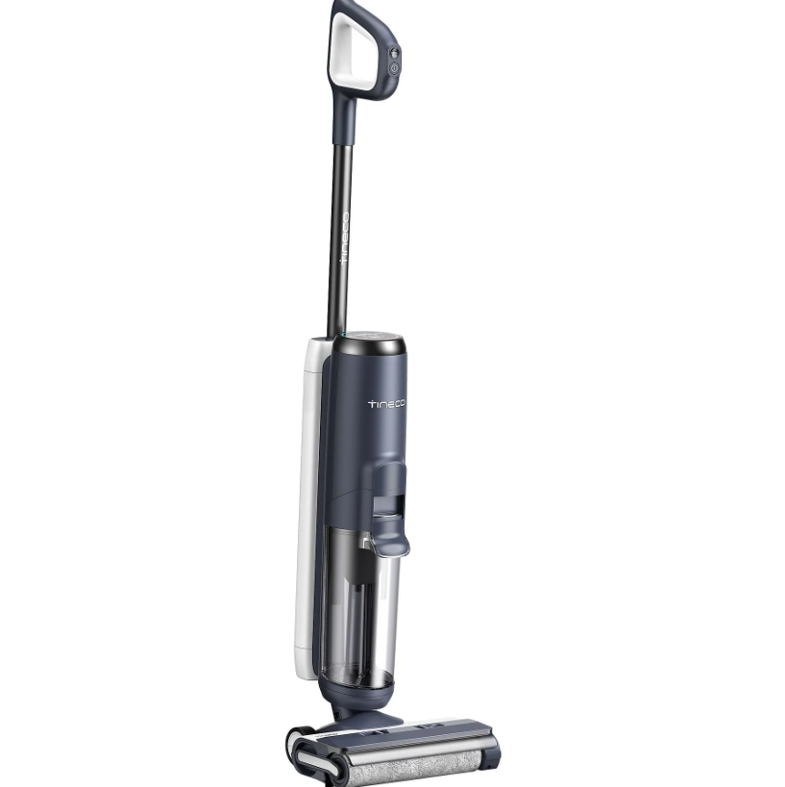 Tineco Floor One S5 Extreme Bodenstaubsauger für Hartböden, intelligenter Akku-Nass-Trockensauger im Einsatz auf glattem Boden