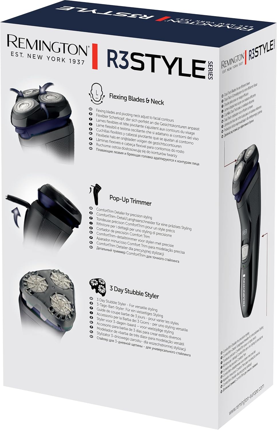 Remington R3 Style Series Rotationsrasierer R3002 - re:tech
