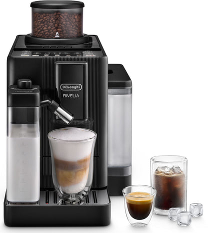 De'Longhi Rivelia Start EXAM420.55.BXL Kaffeevollautomat mit LatteCrema Hot & Cold Brew – Schwarz