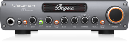 Bugera VEYRON MOSFET BV1001M Bass Head, ultrakompakter 2000 Watt-Class-D-Bassverstärker mit MOSFET-Vorverstärker, Kompressor und DYNAMIZER-Technologie - re:tech