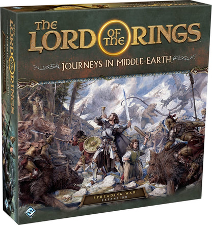 Fantasy Flight Games, Journeys in Middle-Earth: Spreading War Expansion, Miniature Game, 1 bis 5 Spieler, Alter 14+, 60 bis 120 Minuten SPielzeit, Multicolor, Englische Sprache - re:tech