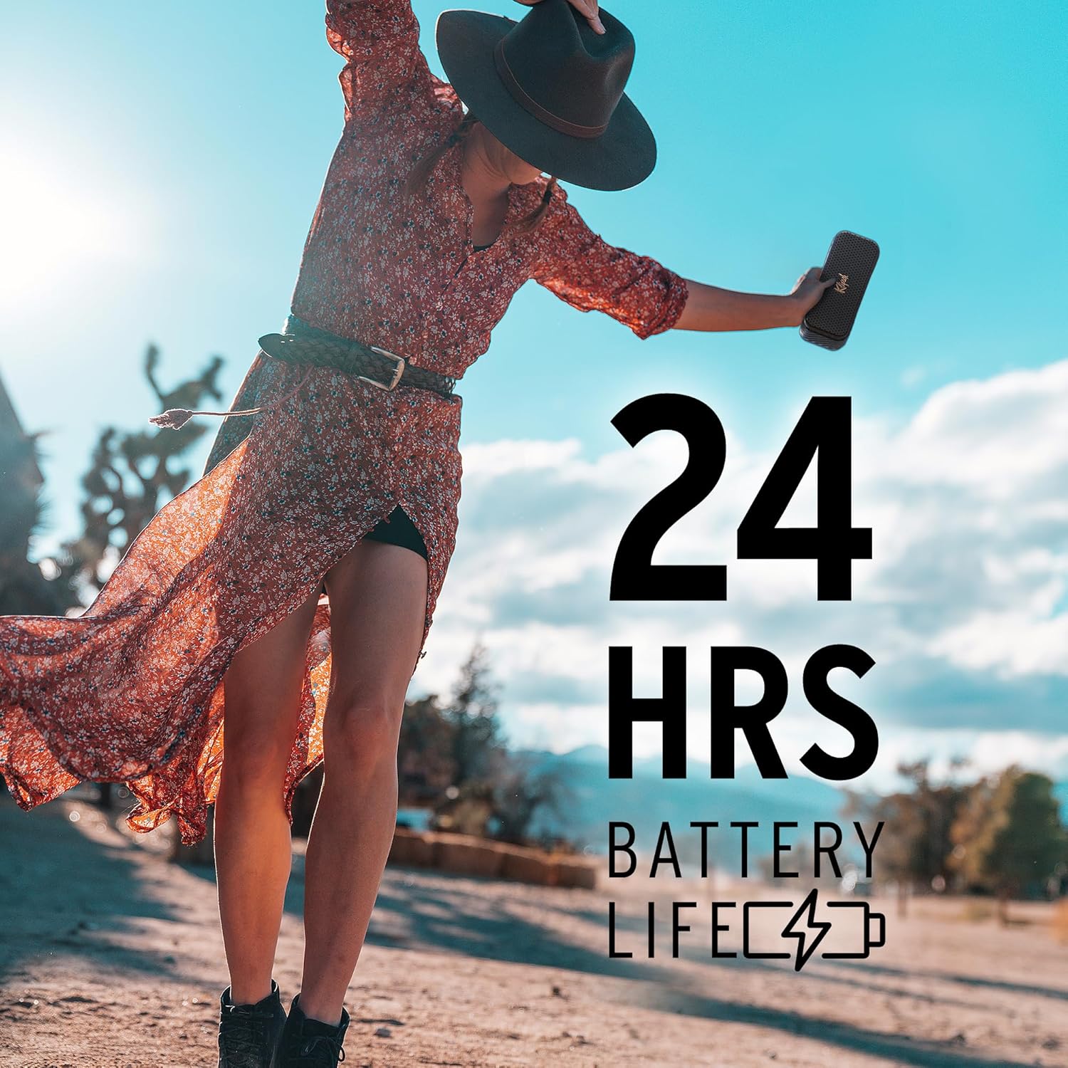 Klipsch Nashville Tragbarer Bluetooth-Lautsprecher, IP67-Standard, Wasser- und staubabweisend, 24 Stunden Akkulaufzeit, Bluetooth 5.3, Verstellbarer und Abnehmbarer Tragegurt, Schwarz. - re:tech