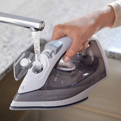 Philips EasySpeed Dampfbügeleisen GC1751/80, Einfach und effektiv, 4 Dampfeinstellungen, 2000 W, Keramik-Bügelsohle, 220ml Wassertank, grau - re:tech