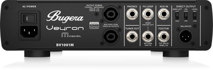 Bugera VEYRON MOSFET BV1001M Bass Head, ultrakompakter 2000 Watt-Class-D-Bassverstärker mit MOSFET-Vorverstärker, Kompressor und DYNAMIZER-Technologie - re:tech