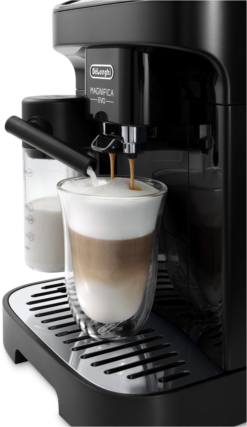 De'Longhi Magnifica Evo ECAM290.51.B Kaffeevollautomat mit LatteCrema Hot – Schwarz