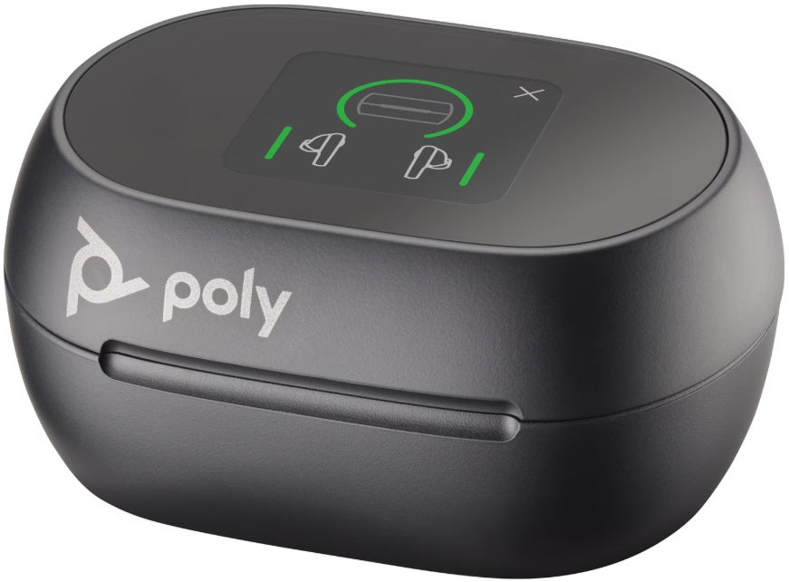 HP Poly Voyager Free 60+ UC – Premium True Wireless Headset mit Touchscreen-Case & ANC - re:tech