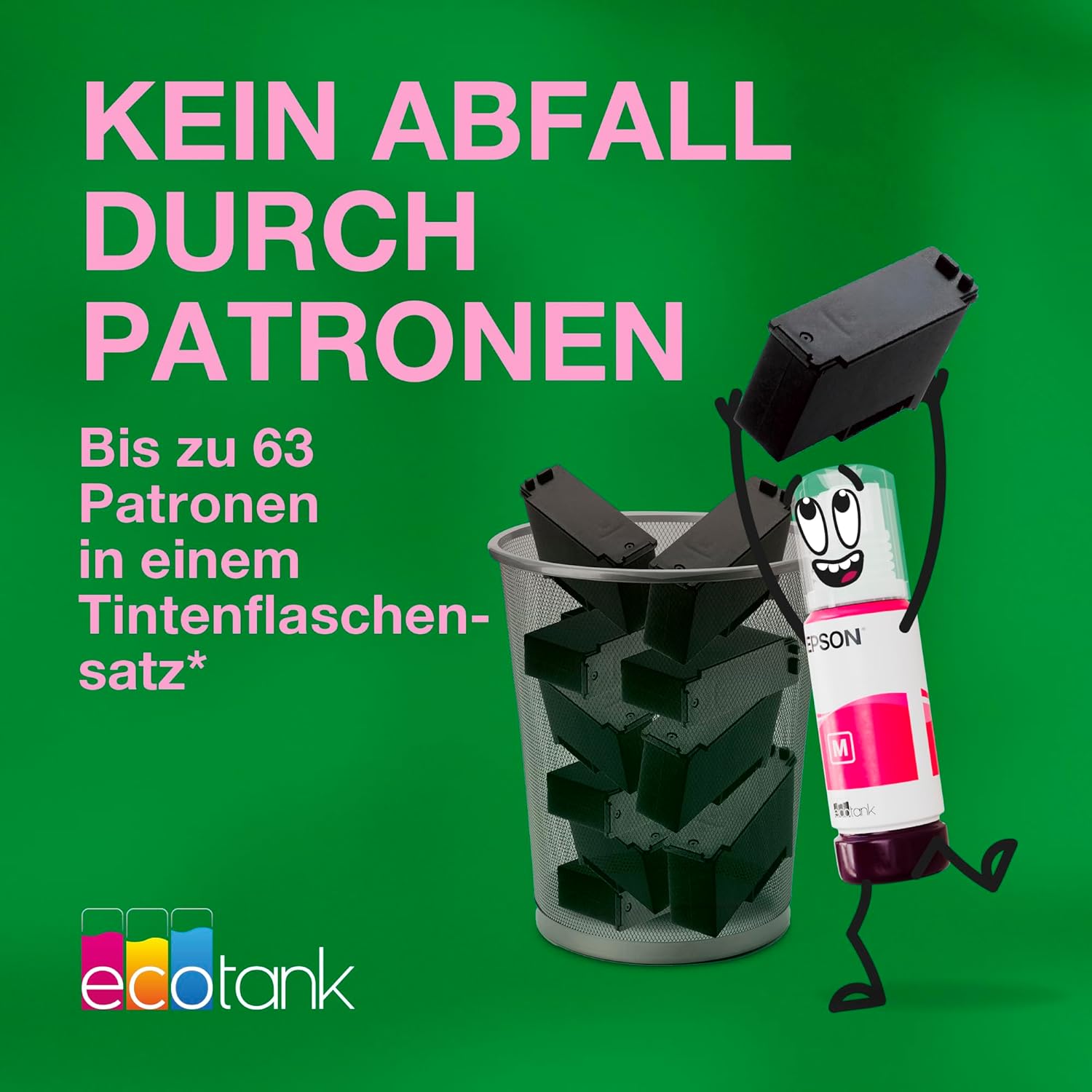 Epson EcoTank ET-4950 Drucker mit Wi-Fi, AirPrint, automatischem Dokumenteneinzug, Duplexdruck, Scannen, Kopieren und Fax