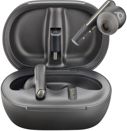HP Poly Voyager Free 60+ UC – Premium True Wireless Headset mit Touchscreen-Case & ANC - re:tech