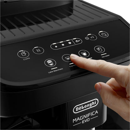 De'Longhi Magnifica Evo ECAM290.51.B Kaffeevollautomat mit LatteCrema Hot – Schwarz