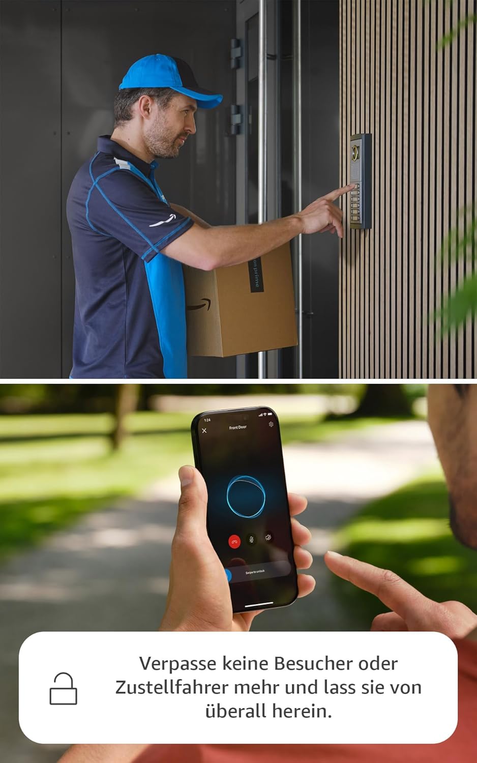 Ring Intercom Audio | Mach deine Gegensprechanlage intelligenter | Audio-Streaming, virtuelle Schlüssel und Fernzugriff | Zur Selbstinstallation