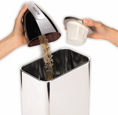 Rowenta EXTENSO DRY (AC4769) Handstaubsauger kabellos Cyclonic 7,2 V, 350 ml Staubaufnahme, kabellos, Betriebszeit 16 Min., integrierte Teleskopfugendüse, chocolate/perlmutt metallic - re:tech