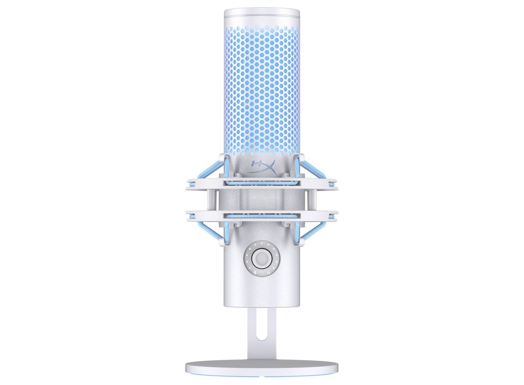 HP HyperX QuadCast 2 USB-Mikrofon (Frost) – AN1D9AA, Studio‑Qualität & RGB - re:tech