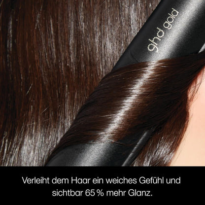 ghd Gold Styler Schwarz – Premium Glätteisen (26mm Platten) mit Dual‑Zone Technologie - re:tech