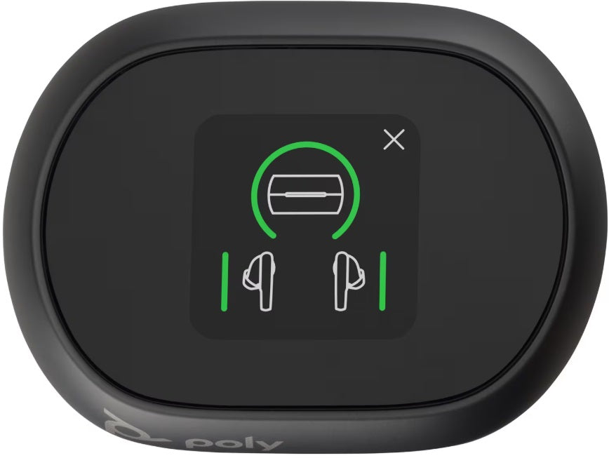 HP Poly Voyager Free 60+ UC – Premium True Wireless Headset mit Touchscreen-Case & ANC - re:tech