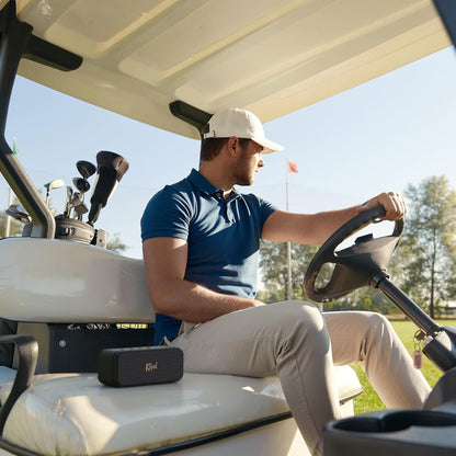 Klipsch Nashville Tragbarer Bluetooth-Lautsprecher, IP67-Standard, Wasser- und staubabweisend, 24 Stunden Akkulaufzeit, Bluetooth 5.3, Verstellbarer und Abnehmbarer Tragegurt, Schwarz. - re:tech