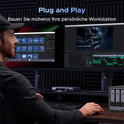 UGREEN CM753 2.5G LAN Switch mit 5X 2.5G Ports+1X10G SFP+ ,Unmanaged Netzwerk Switch für Computer,NAS,Server,WiFi 6 AP, Schnelle Datenübertragung,Desktop/Wandmontage Metallgehäuse - re:tech