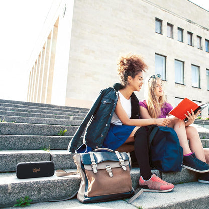 Klipsch Nashville Tragbarer Bluetooth-Lautsprecher, IP67-Standard, Wasser- und staubabweisend, 24 Stunden Akkulaufzeit, Bluetooth 5.3, Verstellbarer und Abnehmbarer Tragegurt, Schwarz. - re:tech