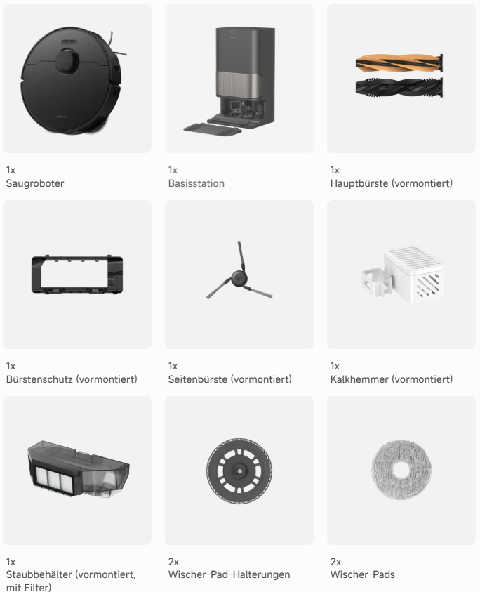 Dreame L40s Pro Ultra Saugroboter, selbstreinigende Wischmopps, 19.000 Pa Saugkraft, 100% Detangling DuoBrush, ausfahrbare Wischmopps, Hindernisvermeidung für mehr als 180 Objekte, Sprachsteuerung - re:tech