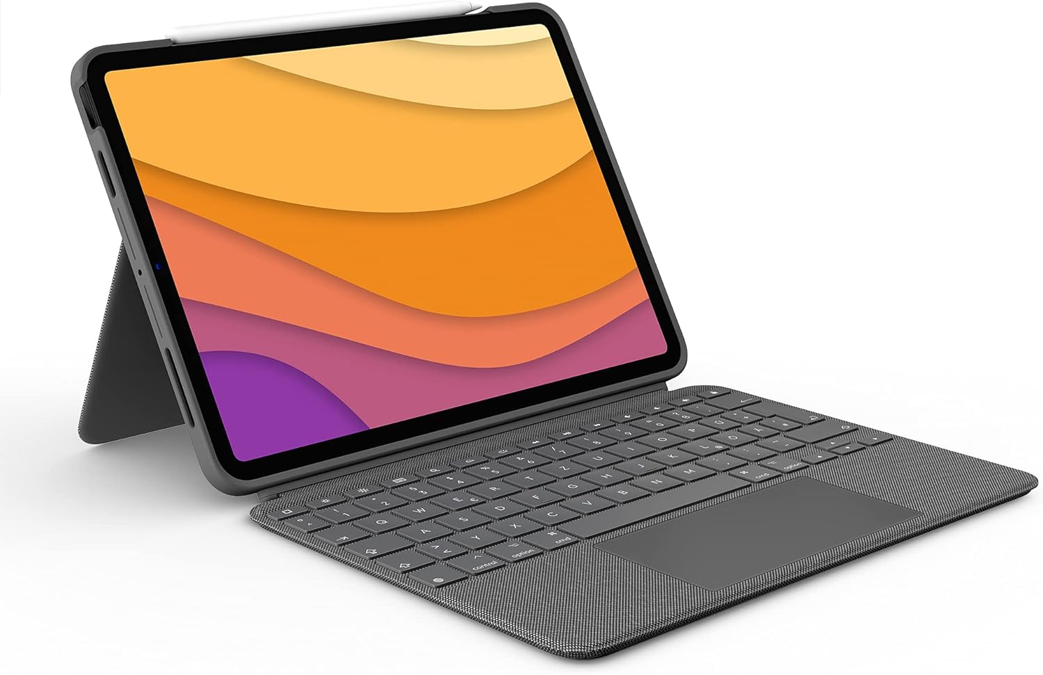 Logitech Combo Touch Tastaturhülle - Folio Touch Case für iPad Air 4. / 5. Generation (QWERTZ)