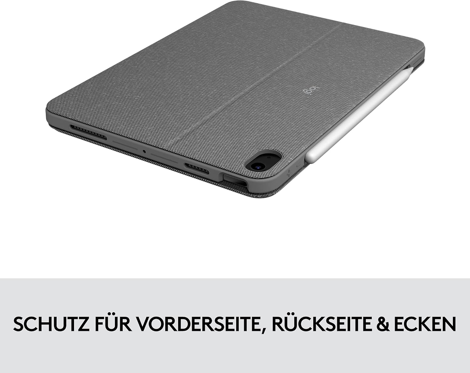 Logitech Combo Touch Tastaturhülle - Folio Touch Case für iPad Air 4. / 5. Generation (QWERTZ)