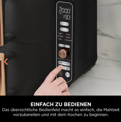 Touch-Bedienfeld mit voreingestellten Programmen im Nahaufnahme
