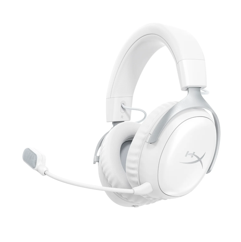 HP HyperX Cloud III S Wireless Weiß – Kabelloses Gaming-Headset mit 3D-Audio & 120h Akkulaufzeit - re:tech