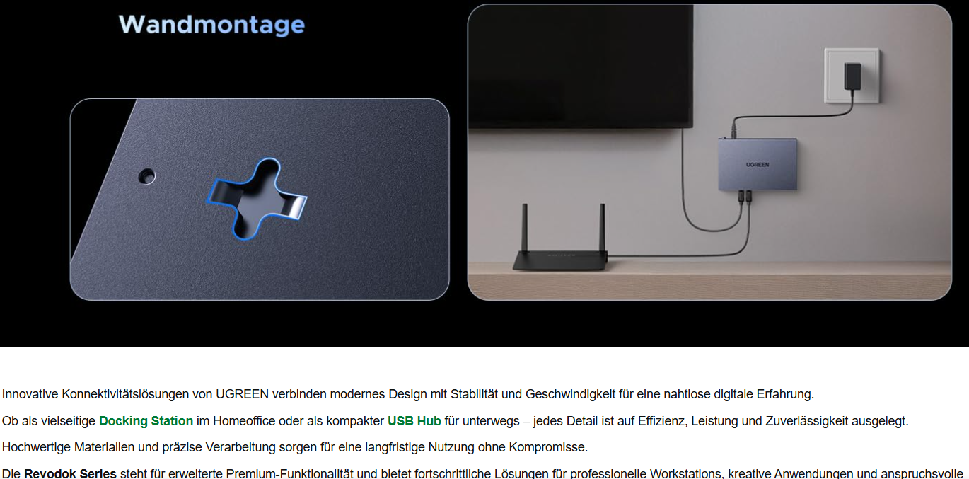 UGREEN CM753 2.5G LAN Switch mit 5X 2.5G Ports+1X10G SFP+ ,Unmanaged Netzwerk Switch für Computer,NAS,Server,WiFi 6 AP, Schnelle Datenübertragung,Desktop/Wandmontage Metallgehäuse - re:tech