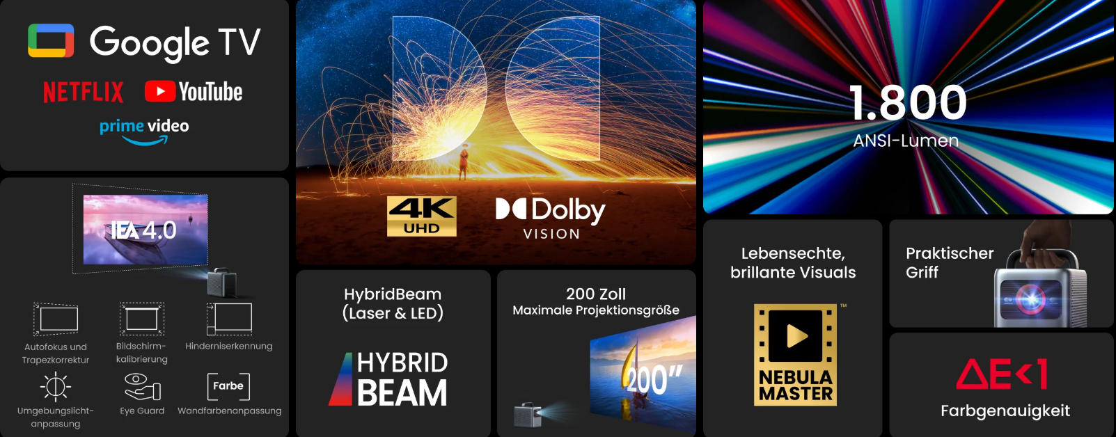 Nebula Cosmos 4K SE by Anker, Heimkino mit 4K Dolby Vision - re:tech