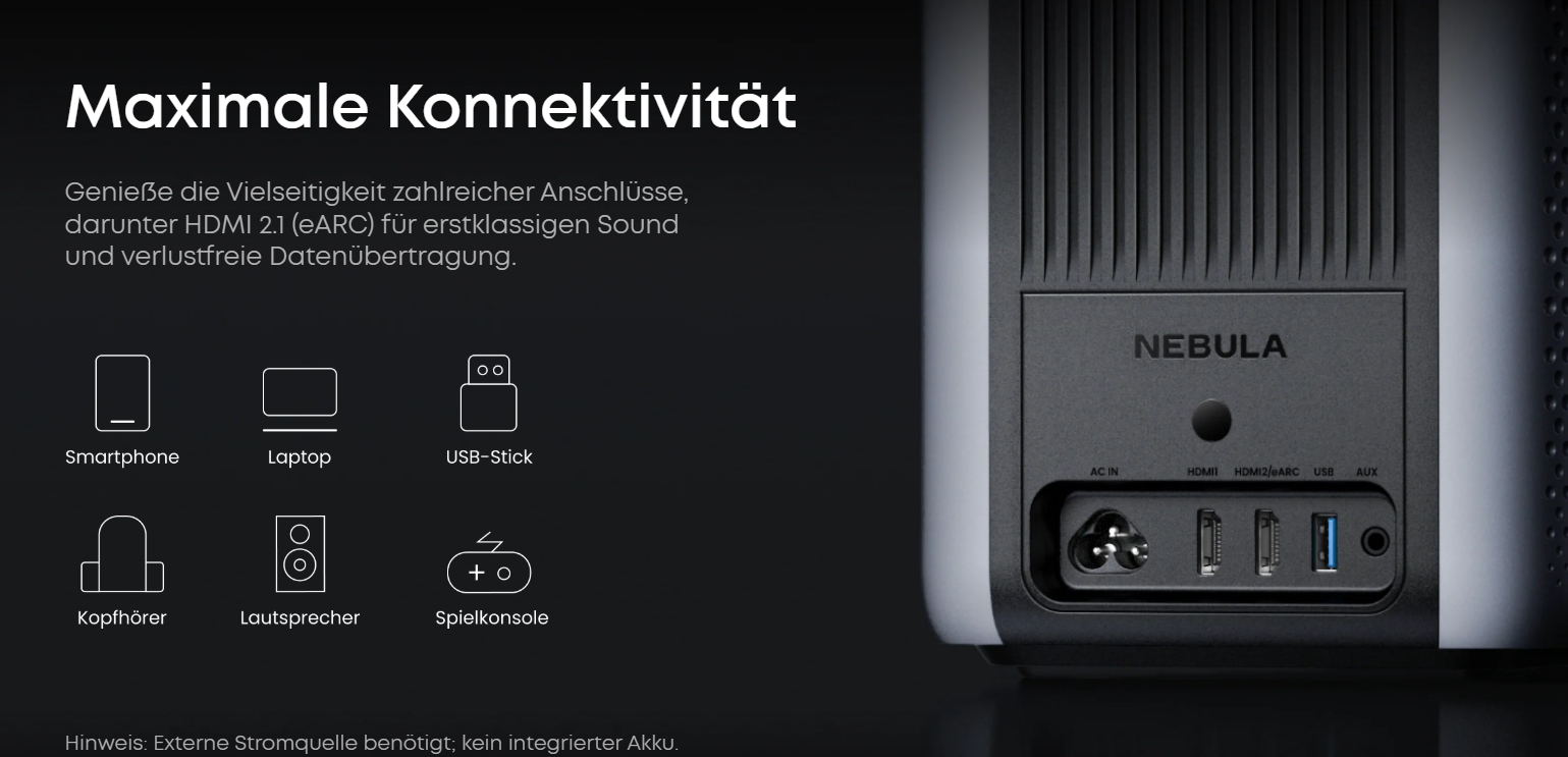 Nebula Cosmos 4K SE by Anker, Heimkino mit 4K Dolby Vision - re:tech